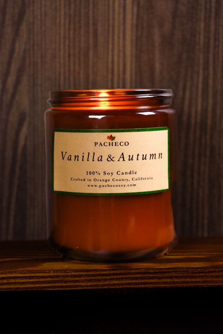 Vanilla & Autumn - Medium Candle