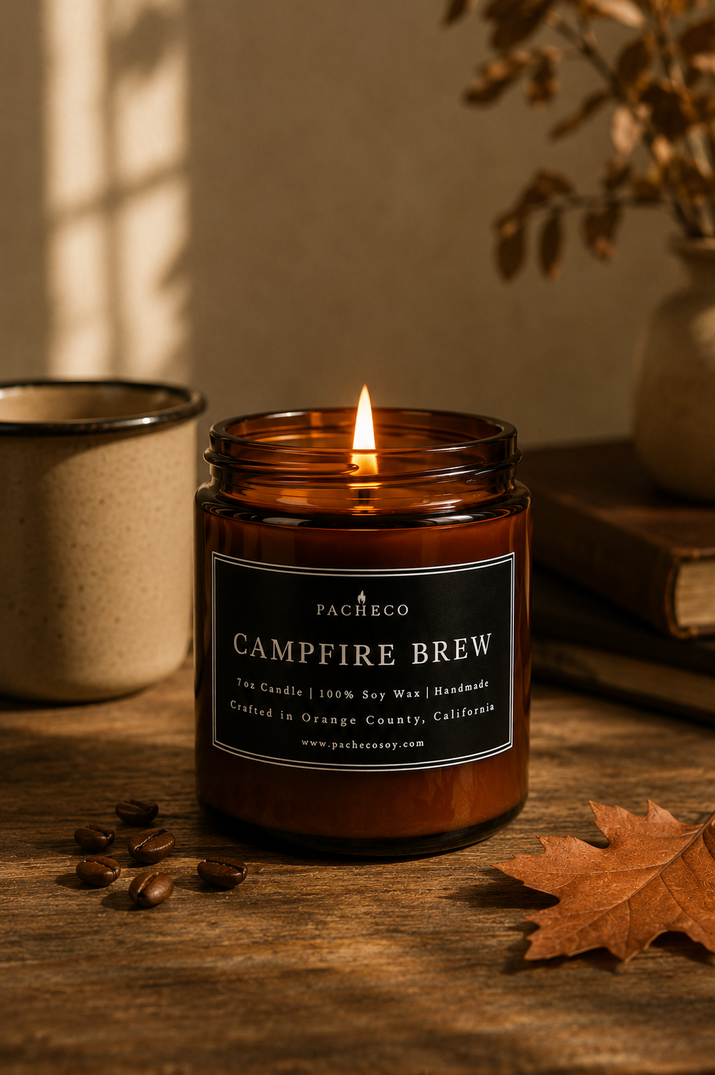 Campfire Brew - Medium Candle