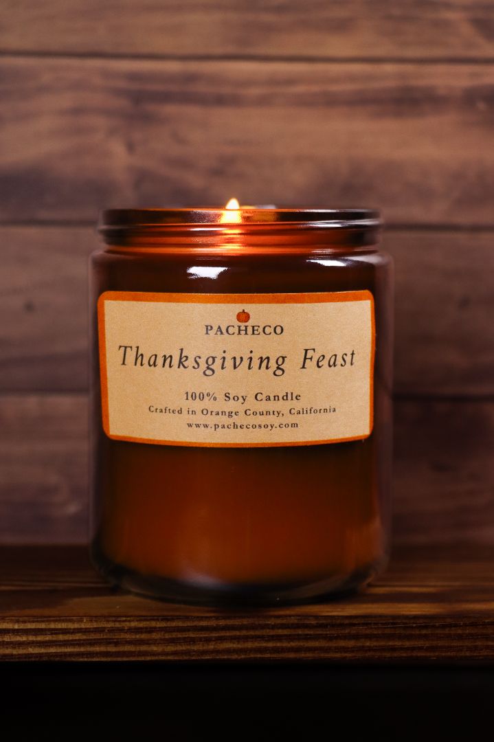 Thanksgiving Feast - Medium Candle