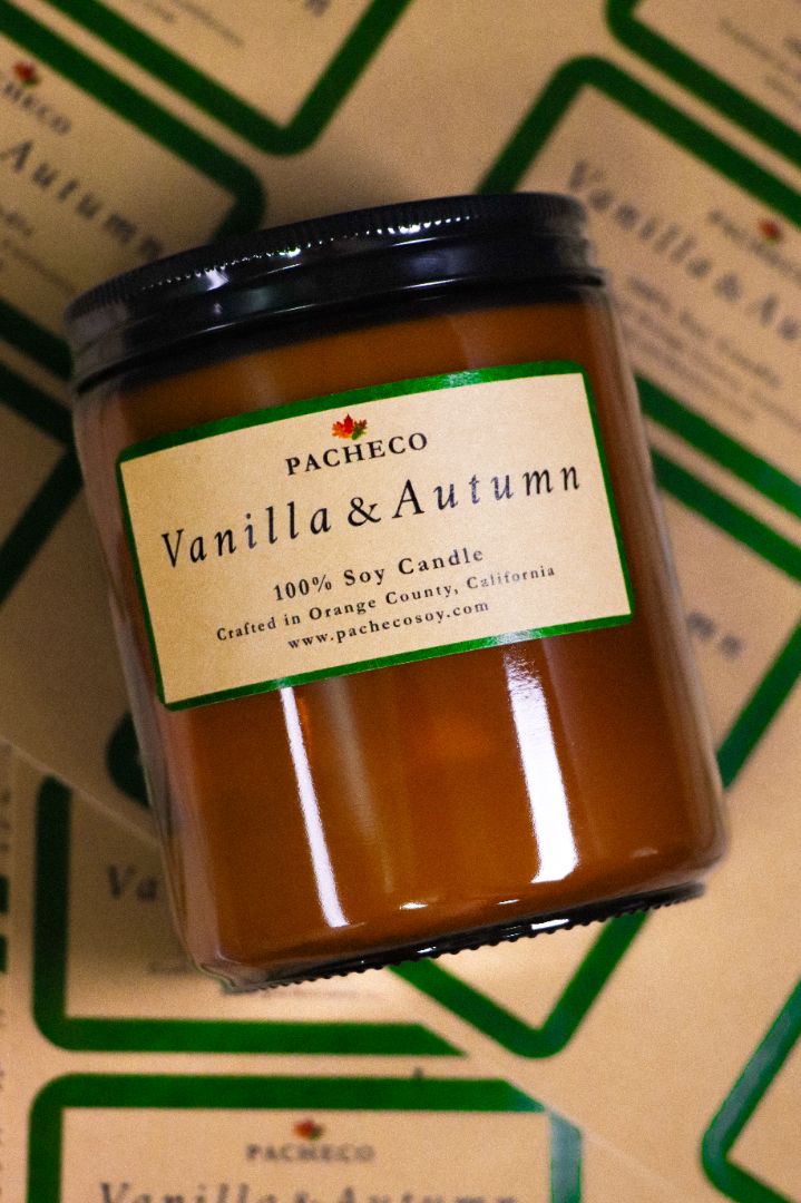 Vanilla & Autumn - Medium Candle