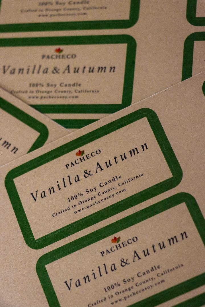 Vanilla & Autumn - Medium Candle