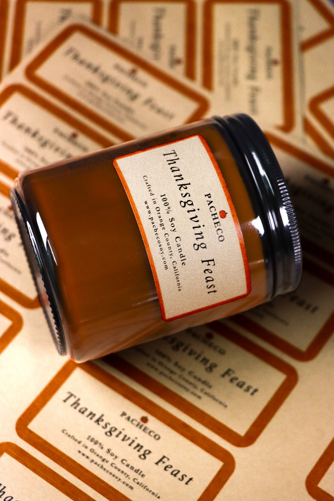 Thanksgiving Feast - Medium Candle