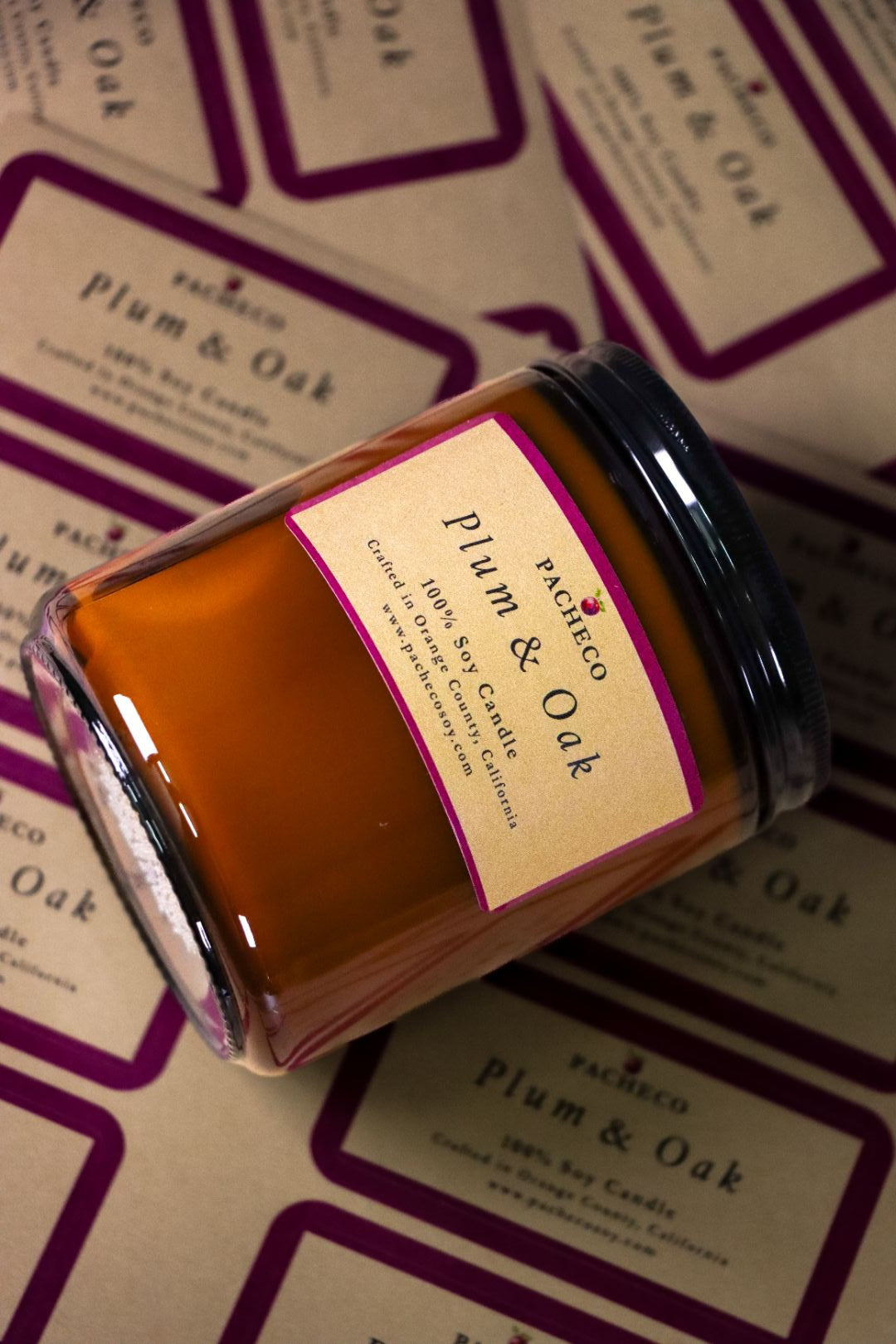 Plum & Oak - Medium Candle