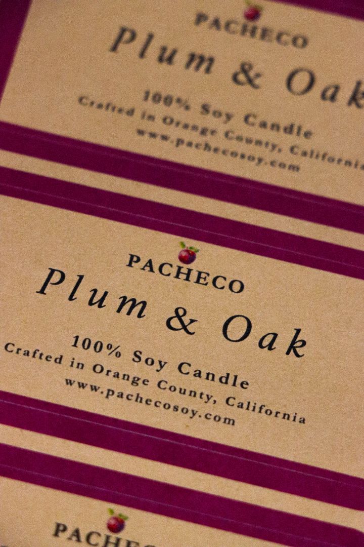 Plum & Oak - Medium Candle