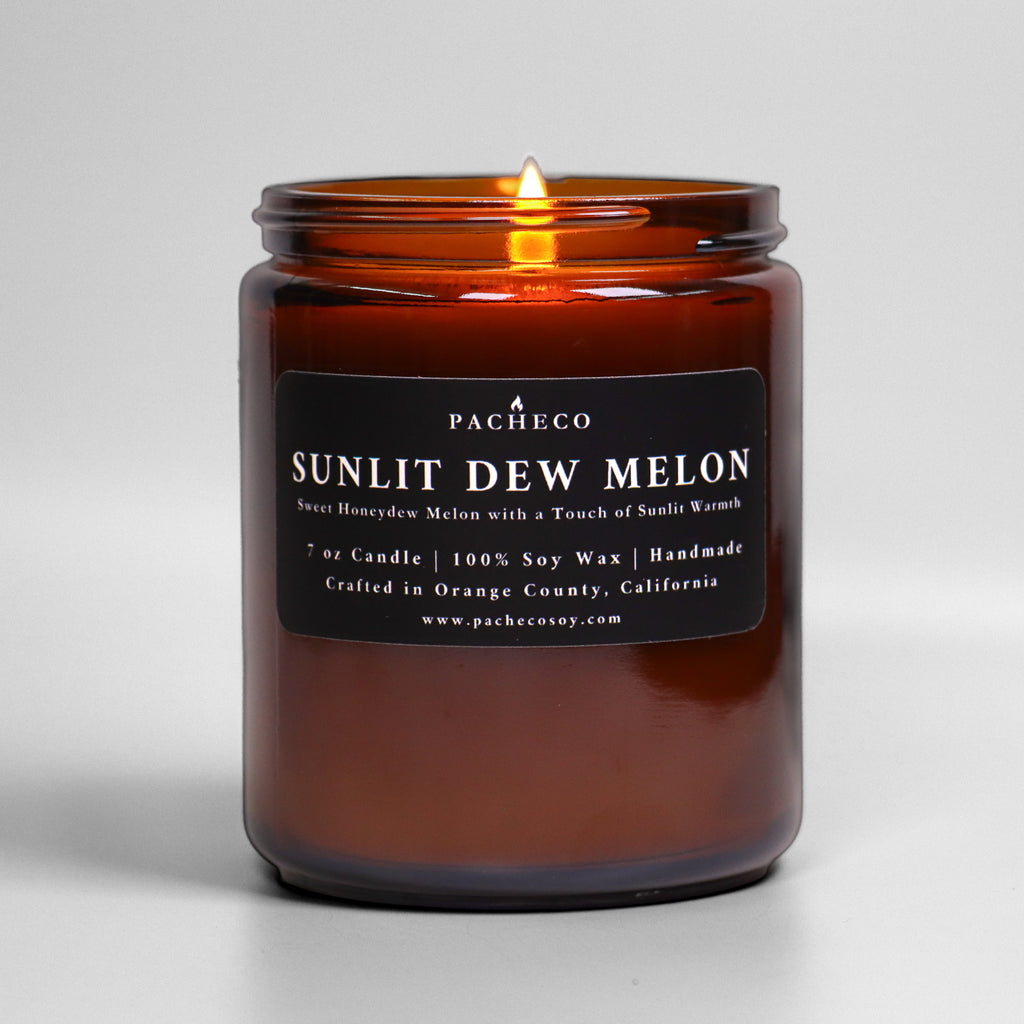 Sunlit Dew Melon - Medium Candle