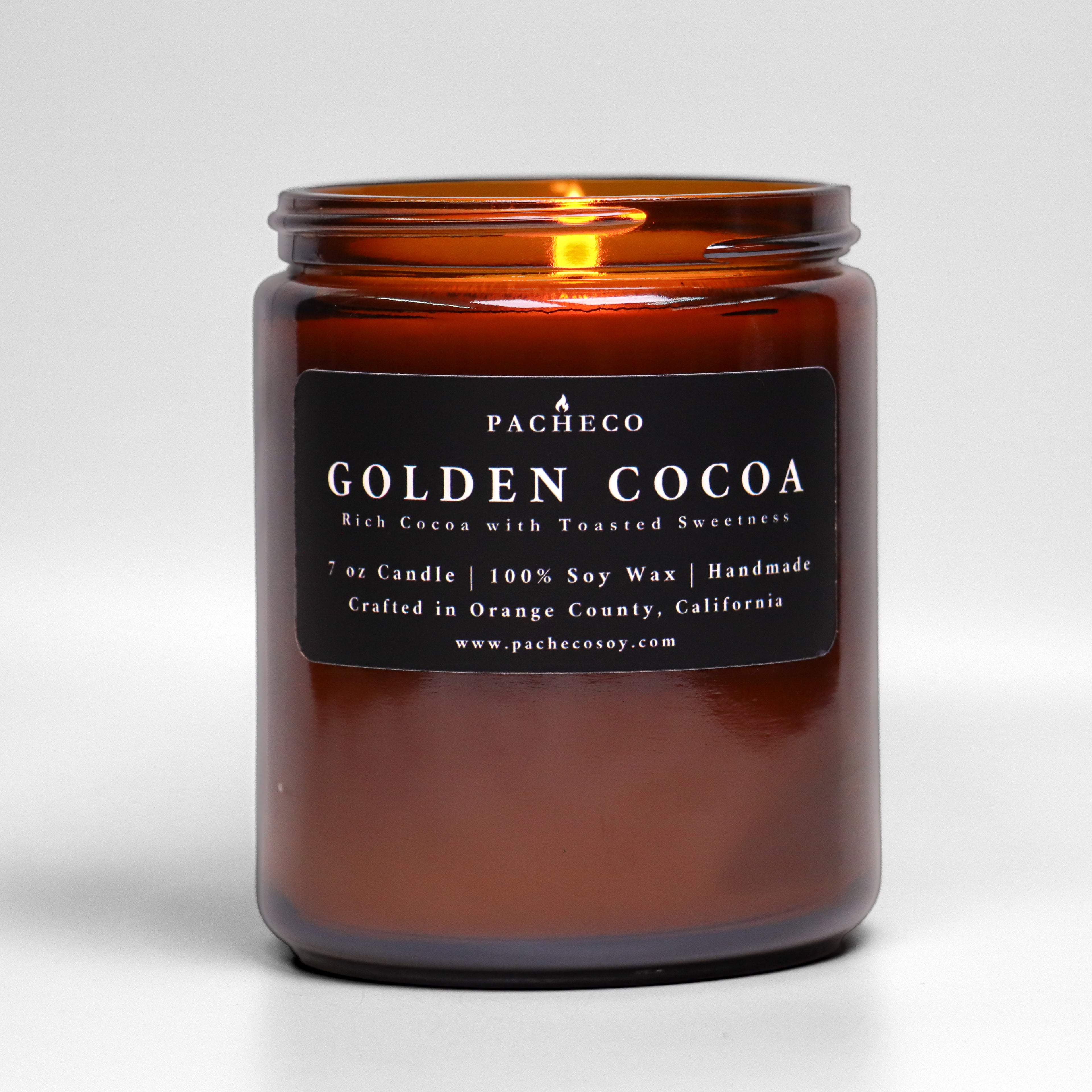 Golden Cocoa - Medium Candle