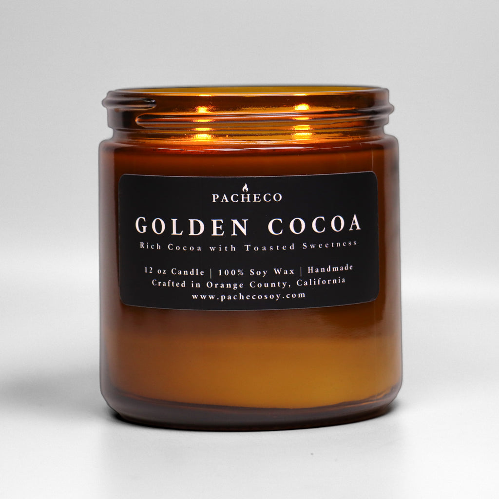 Golden Cocoa  - Large Double Wick Candle