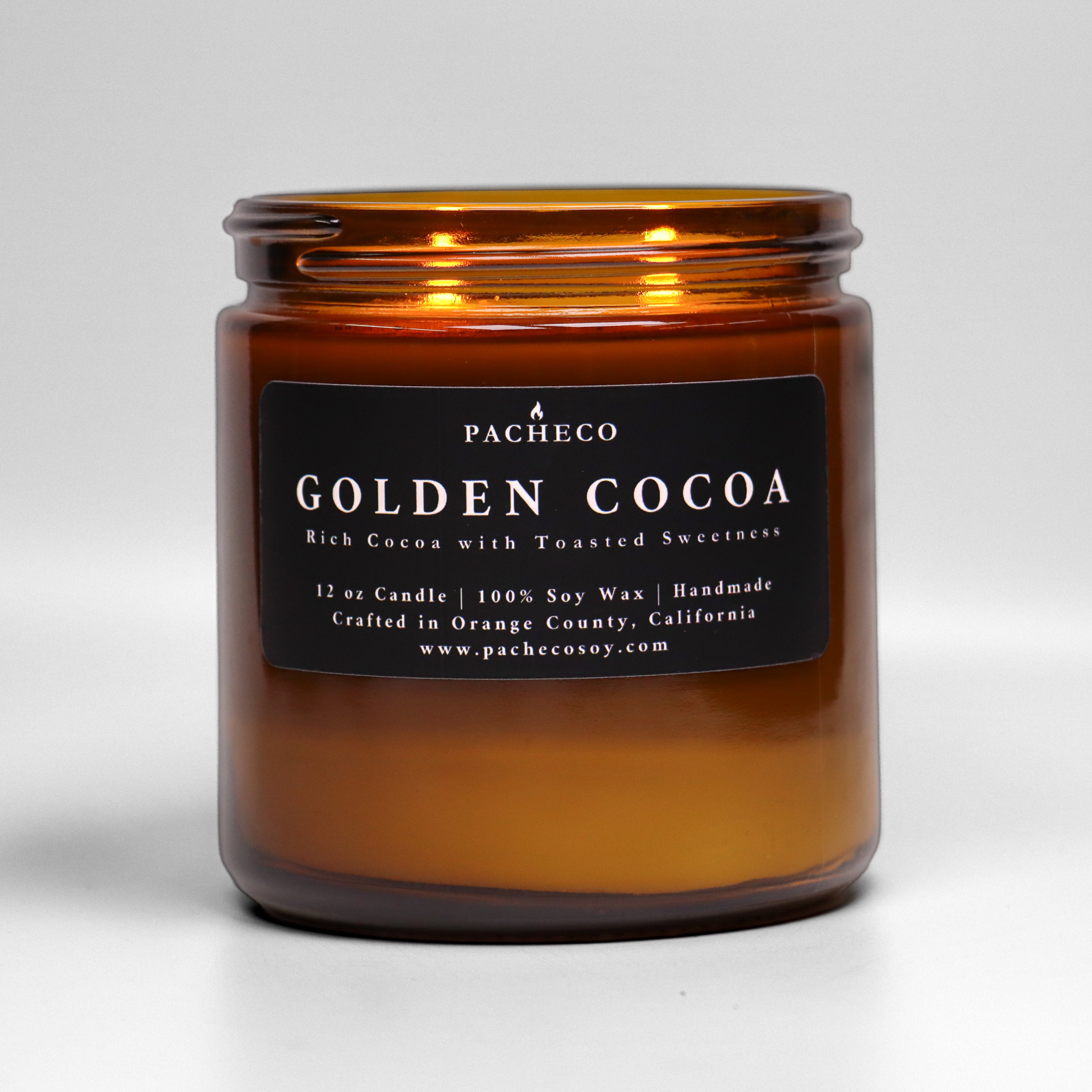 Golden Cocoa  - Large Double Wick Candle