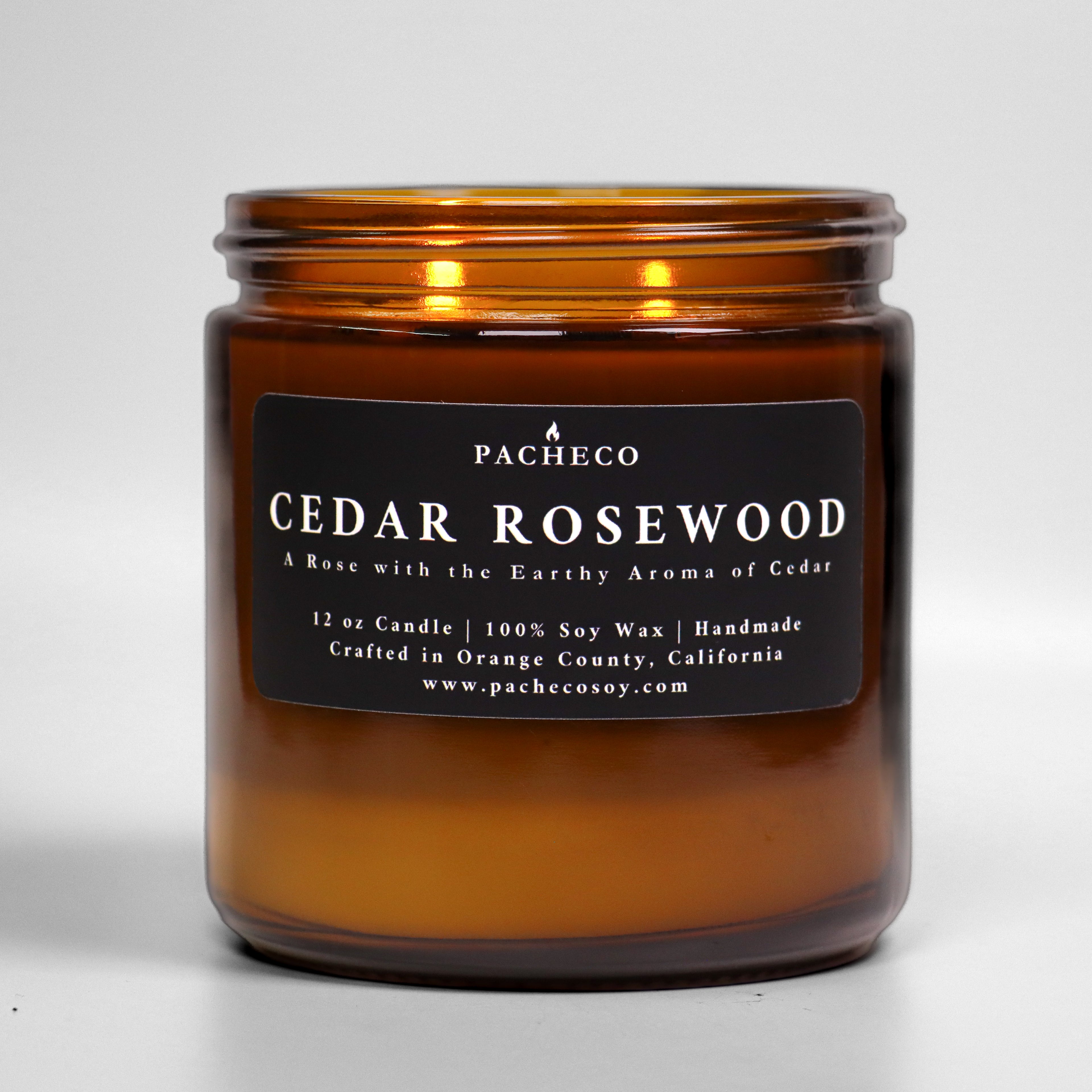 Cedar Rosewood - Large Double Wick Candle