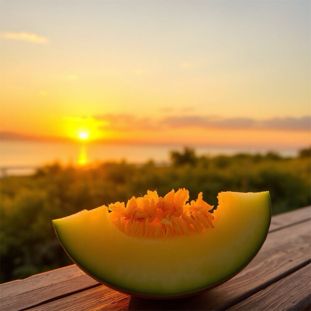 Sunlit Dew Melon - Medium Candle