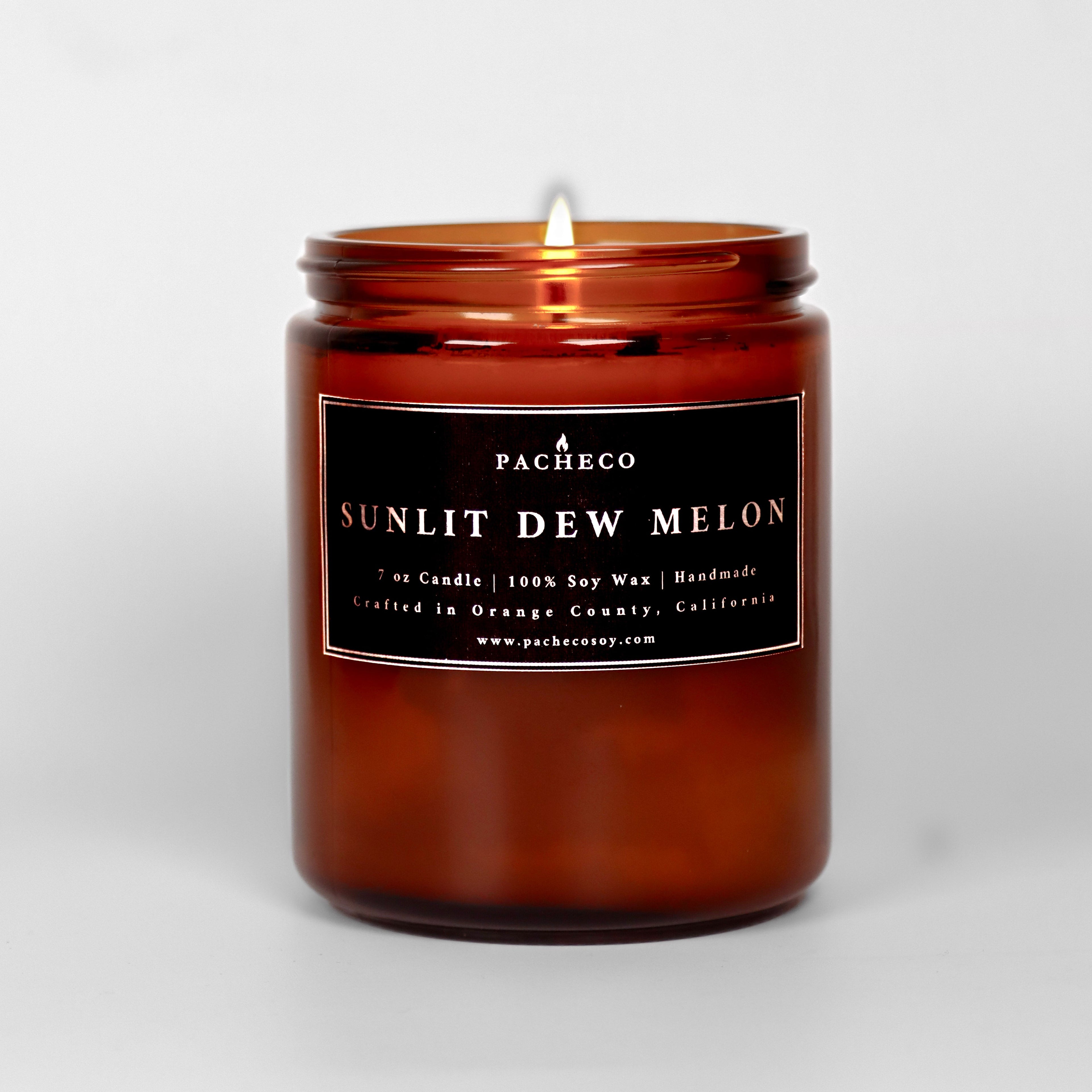 Sunlit Dew Melon - Medium Candle