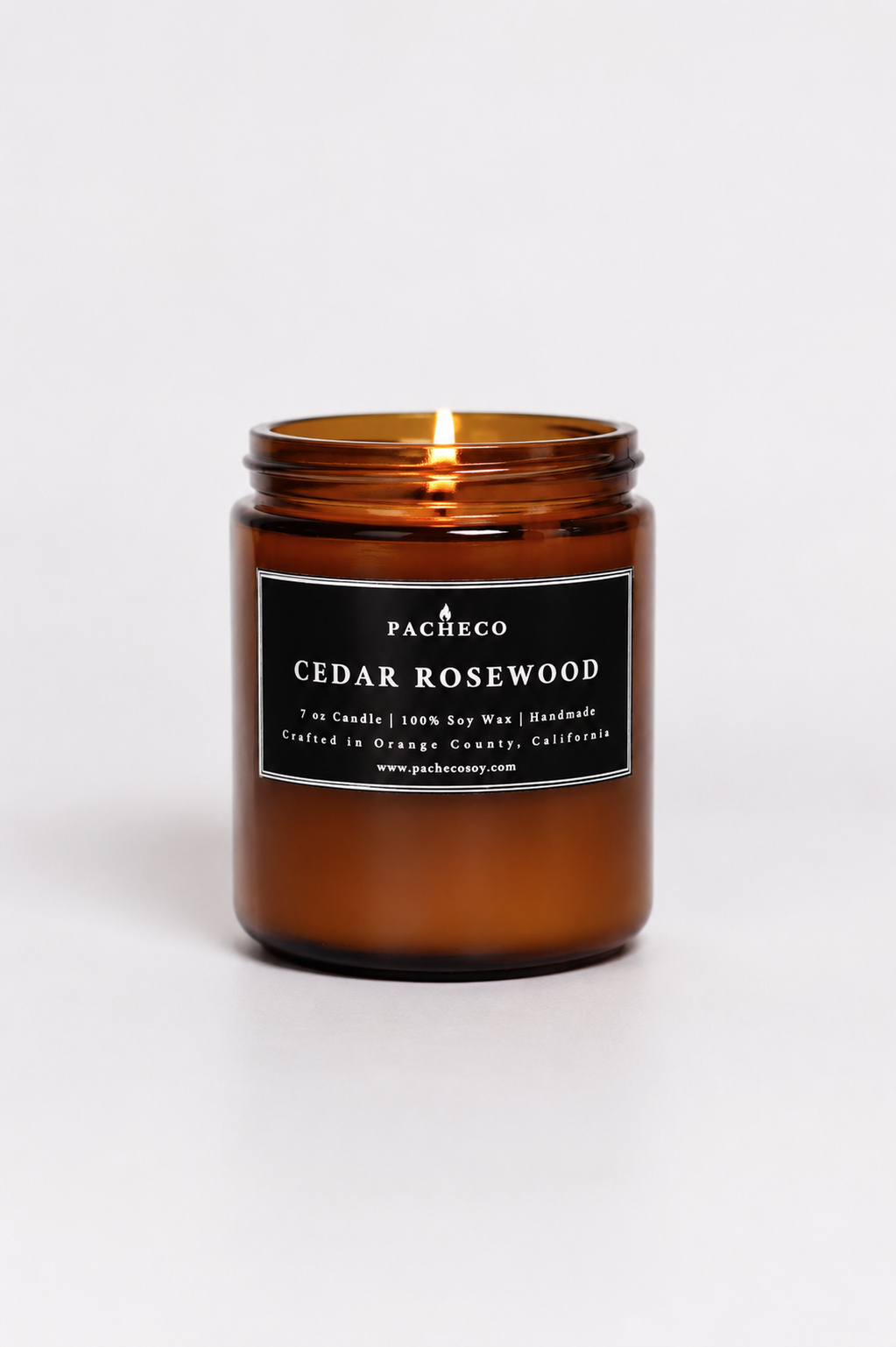 Cedar Rosewood - Medium Candle
