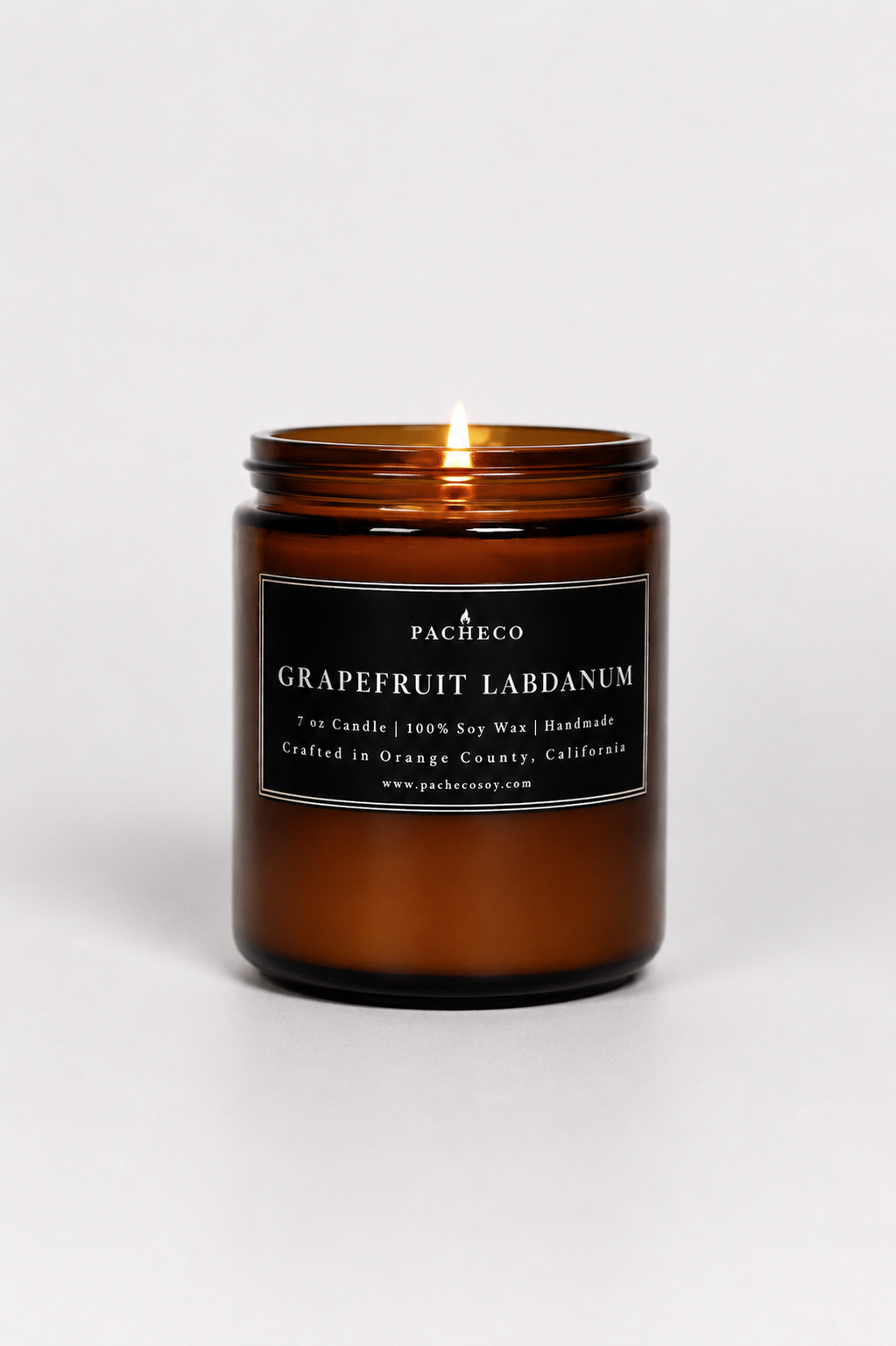 Grapefruit Labdanum - Medium Candle